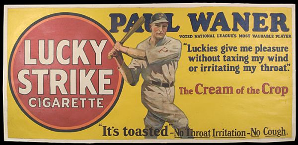 1928 Lucky Strike Waner 2